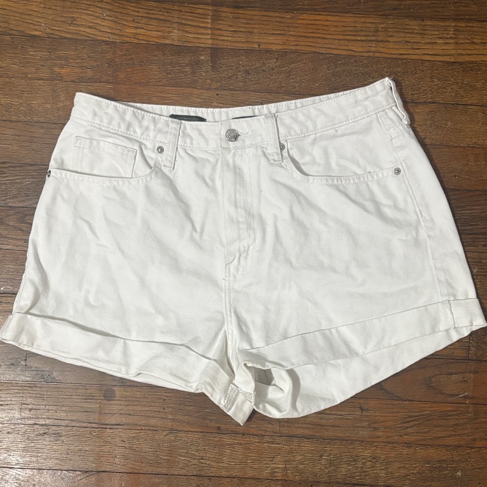 Wild Fable White Jean Shorts